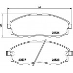 Brembo Σετ τακάκια, Δισκόφρενα - P 30 010