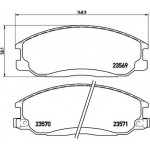 Brembo Σετ τακάκια, Δισκόφρενα - P 30 013