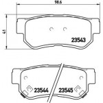 Brembo Σετ τακάκια, Δισκόφρενα - P 30 014