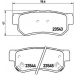Brembo Σετ τακάκια, Δισκόφρενα - P 30 014