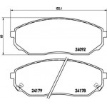 Brembo Σετ τακάκια, Δισκόφρενα - P 30 019