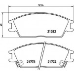 Brembo Σετ τακάκια, Δισκόφρενα - P 30 024