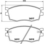 Brembo Σετ τακάκια, Δισκόφρενα - P 30 026