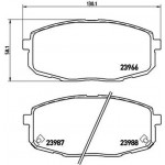Brembo Σετ τακάκια, Δισκόφρενα - P 30 034