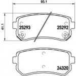 Brembo Σετ τακάκια, Δισκόφρενα - P 30 051