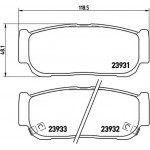 Brembo Σετ τακάκια, Δισκόφρενα - P 30 057 Brembo Σετ τακάκια, Δισκόφρενα - P 30 057