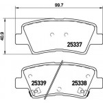 Brembo Σετ τακάκια, Δισκόφρενα - P 30 067