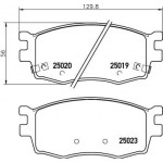 Brembo Σετ τακάκια, Δισκόφρενα - P 30 069