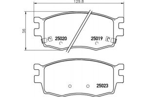 Brembo Σετ τακάκια, Δισκόφρενα - P 30 069