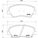 Brembo Σετ τακάκια, Δισκόφρενα - P 30 073X