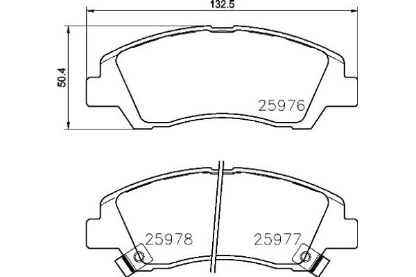 Brembo Σετ τακάκια, Δισκόφρενα - P 30 076