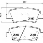 Brembo Σετ τακάκια, Δισκόφρενα - P 30 094