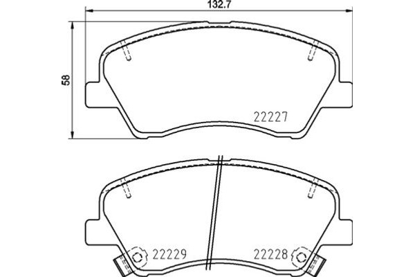 Brembo Σετ τακάκια, Δισκόφρενα - P 30 098