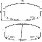 Brembo Σετ τακάκια, Δισκόφρενα - P 30 099