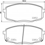 Brembo Σετ τακάκια, Δισκόφρενα - P 30 099