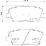 Brembo Σετ τακάκια, Δισκόφρενα - P 30 105