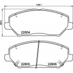 Brembo Σετ τακάκια, Δισκόφρενα - P 30 110