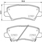 Brembo Σετ τακάκια, Δισκόφρενα - P 30 111