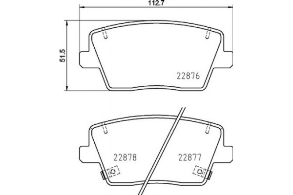 Brembo Σετ τακάκια, Δισκόφρενα - P 30 112