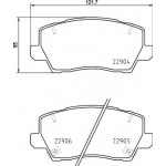 Brembo Σετ τακάκια, Δισκόφρενα - P 30 114