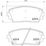 Brembo Σετ τακάκια, Δισκόφρενα - P 30 115