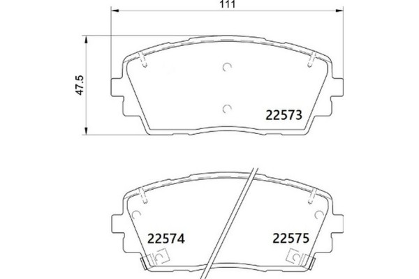 Brembo Σετ τακάκια, Δισκόφρενα - P 30 115
