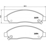 Brembo Σετ τακάκια, Δισκόφρενα - P 34 005