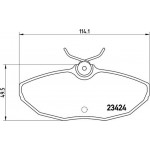 Brembo Σετ τακάκια, Δισκόφρενα - P 36 013