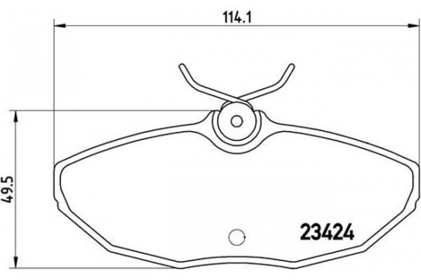 Brembo Σετ τακάκια, Δισκόφρενα - P 36 013