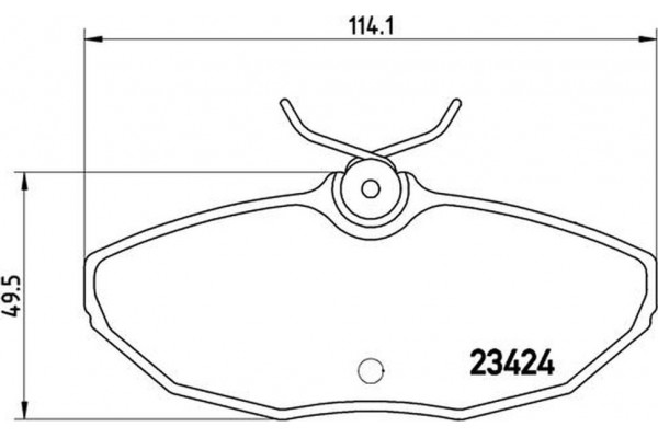 Brembo Σετ τακάκια, Δισκόφρενα - P 36 013