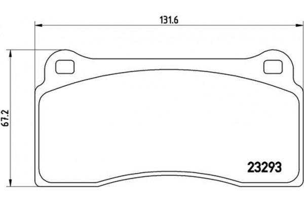 Brembo Σετ τακάκια, Δισκόφρενα - P 36 018