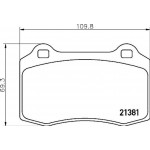 Brembo Σετ τακάκια, Δισκόφρενα - P 36 020
