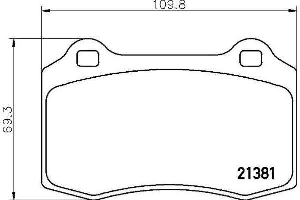 Brembo Σετ τακάκια, Δισκόφρενα - P 36 020X