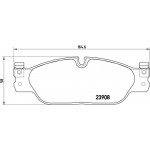 Brembo Σετ τακάκια, Δισκόφρενα - P 36 021