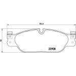 Brembo Σετ τακάκια, Δισκόφρενα - P 36 021