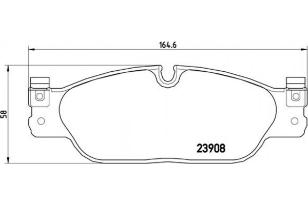 Brembo Σετ τακάκια, Δισκόφρενα - P 36 021