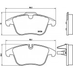 Brembo Σετ τακάκια, Δισκόφρενα - P 36 022