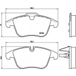Brembo Σετ τακάκια, Δισκόφρενα - P 36 022