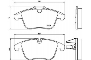 Brembo Σετ τακάκια, Δισκόφρενα - P 36 022