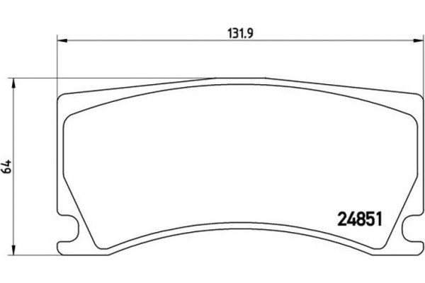 Brembo Σετ τακάκια, Δισκόφρενα - P 36 024