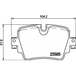 Brembo Σετ τακάκια, Δισκόφρενα - P 36 032