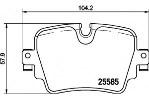 Brembo Σετ τακάκια, Δισκόφρενα - P 36 032