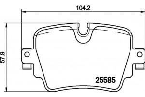 Brembo Σετ τακάκια, Δισκόφρενα - P 36 032