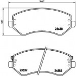 Brembo Σετ τακάκια, Δισκόφρενα - P 37 007