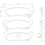 Brembo Σετ τακάκια, Δισκόφρενα - P 37 009