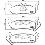 Brembo Σετ τακάκια, Δισκόφρενα - P 37 011