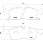 Brembo Σετ τακάκια, Δισκόφρενα - P 37 017