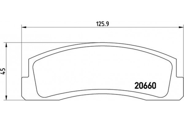 Brembo Σετ τακάκια, Δισκόφρενα - P 41 002