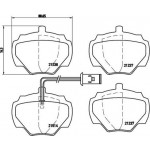 Brembo Σετ τακάκια, Δισκόφρενα - P 44 003