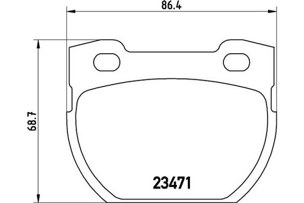 Brembo Σετ τακάκια, Δισκόφρενα - P 44 006